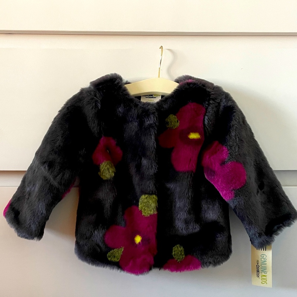 Faux Fur Coat Size 18months NWT